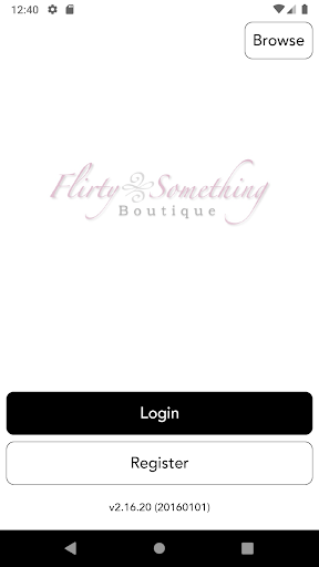 Android application Flirty Something Boutique screenshort