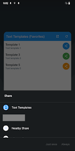Captura 5 Text Templates android