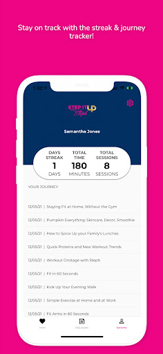 Screenshot of Step It Up With Steph