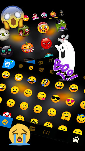 Evil Cat Glare Keyboard Theme Screen 3