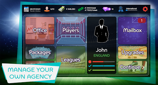 Mobile Football Agent - Soccer Player Manager 2021 screenshots 2