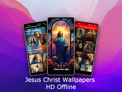 Jesus Wallpapers HD Offlineのおすすめ画像1