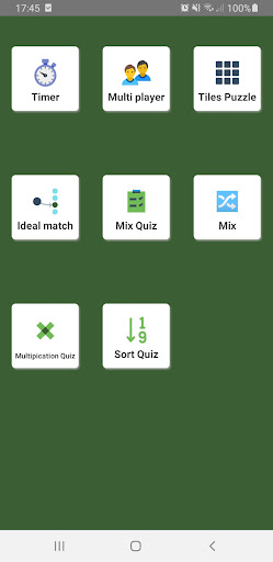 Android application Math Games screenshort