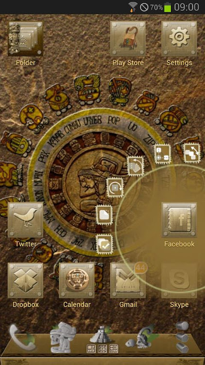 Next Launcher Mayan Theme - 1.04 - (Android)