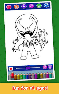 Venom coloring the Super heroesのおすすめ画像3