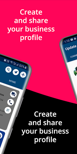 UpdateApp - Business card App Screen 3
