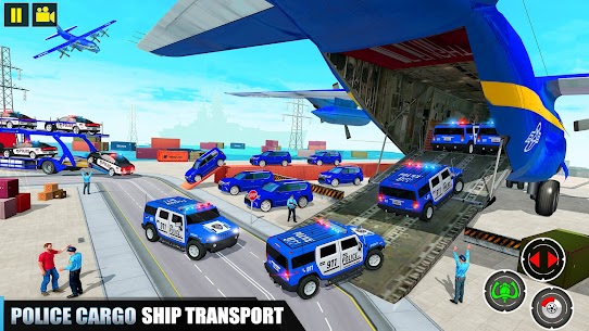 US Police Cargo Ship Transport Mod APK 5