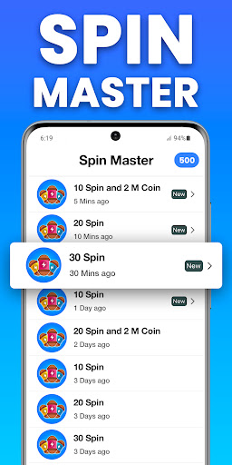 Spin Link: Spin Master Rewards Screen 2