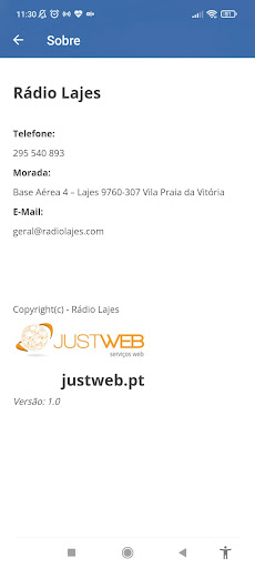 Rádio Lajes Screen 2