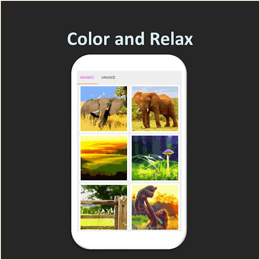 Color by Number - grass Screen 3