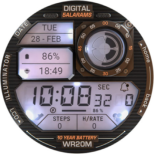 ILLUMINATOR Digital Watch face Latest Icon