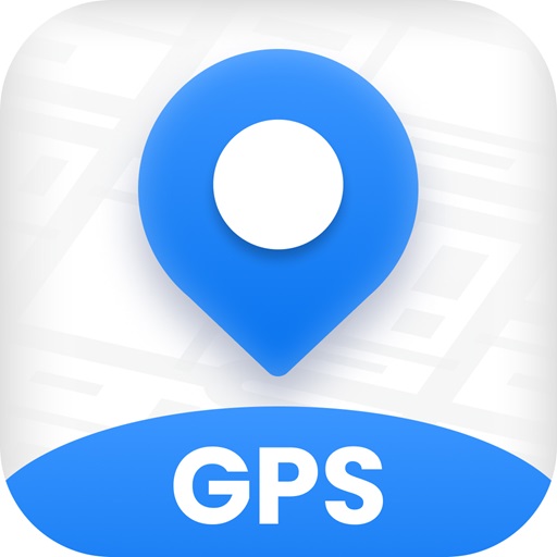 GPS Map Coordinates Locations Logo