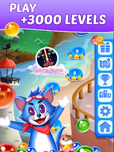 Captura de Pantalla 14 Tomcat Pop: Bubble Shooter android