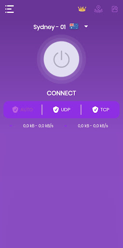 Android application VPN Australia - Turbo Secure screenshort