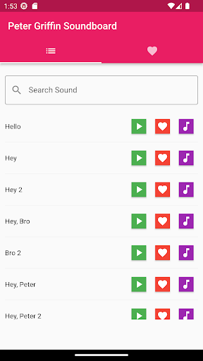 Android application Griffin Soundboard screenshort