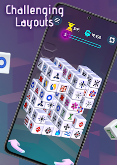 Mahjong Dimensions - 3D Cube - Screenshot 4