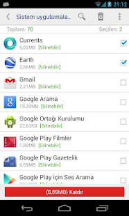 System App Remover Screenshot