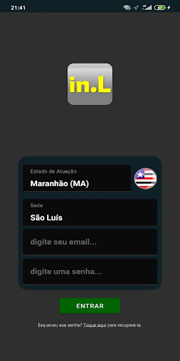 Android application inLaudo screenshort