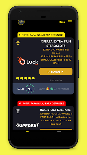 Android application Stero Slots screenshort
