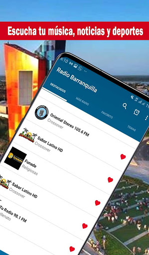 Android application Radio Barranquilla screenshort