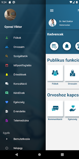 Android application NetDoktor Páciens screenshort