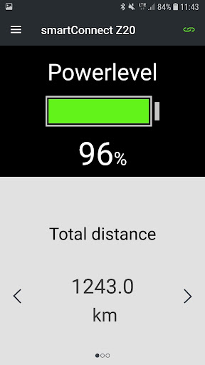 Android application smartConnect Z20 screenshort