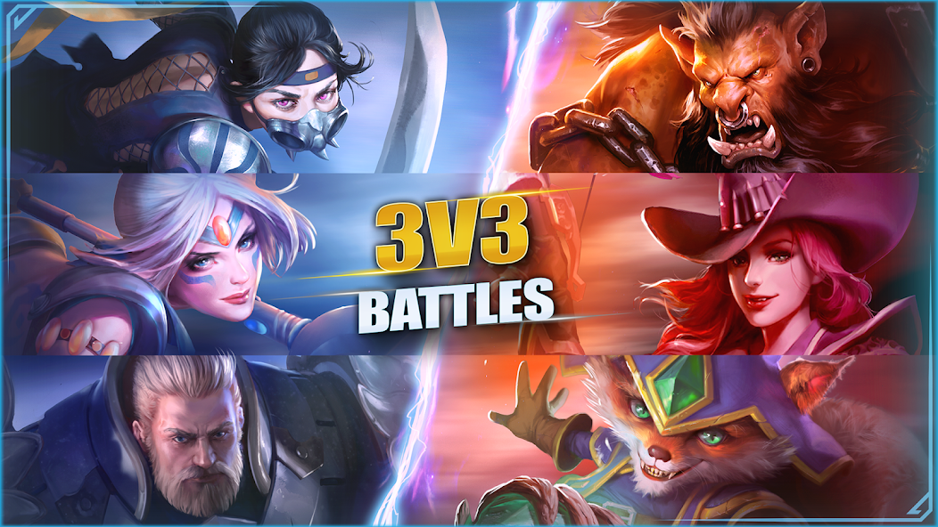 ﻿Champions Destiny: MOBA Heroes 3.1.3 APK + Мод (Unlimited money) за Android