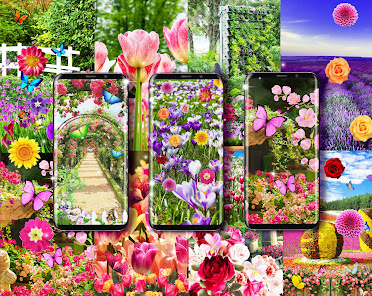 Flower garden live wallpaper  screenshots 1