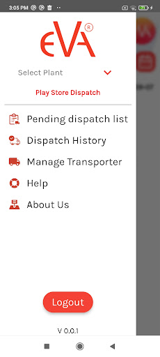 EVA Feeds Dispatch Screen 3
