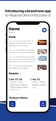 Android application ROE 51, Sangamon-Menard screenshort