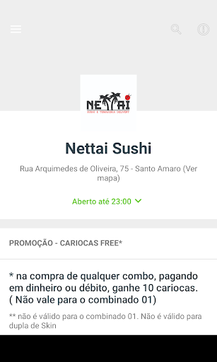 Android application Nettai Sushi screenshort