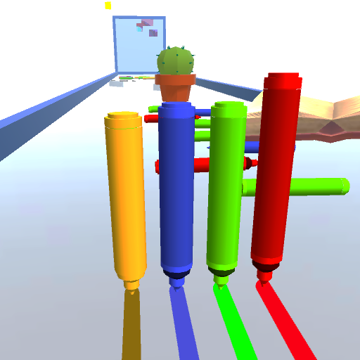 New Pencil Run Rush 3D