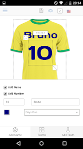 Captura 3 Diseñador de Camisetas Fútbol android
