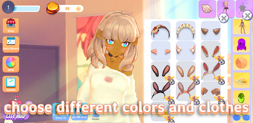 life idol 2 dress up 3d School screenshots 2