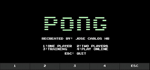 Android application Pong screenshort