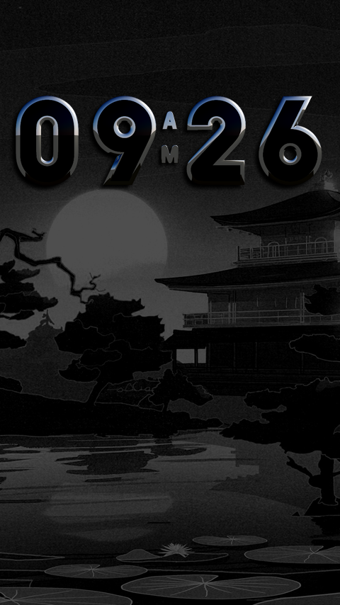 Android application Sakato DIGITAL ALARM WIDGET screenshort