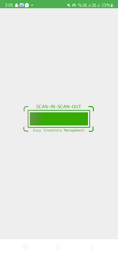 Android application Scan in Scan out screenshort