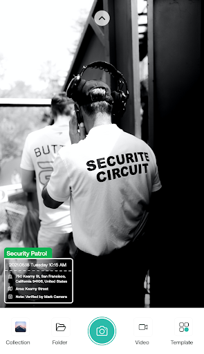 Mark camera Photo Timestamp