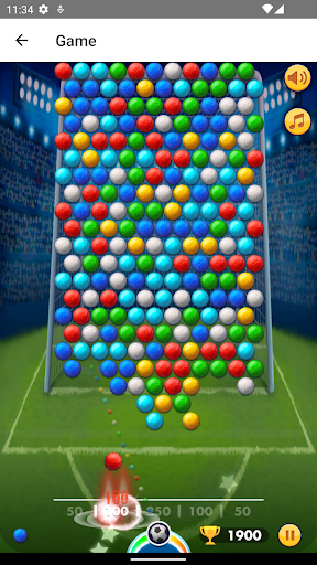 Bubble Shooter Soccer 2