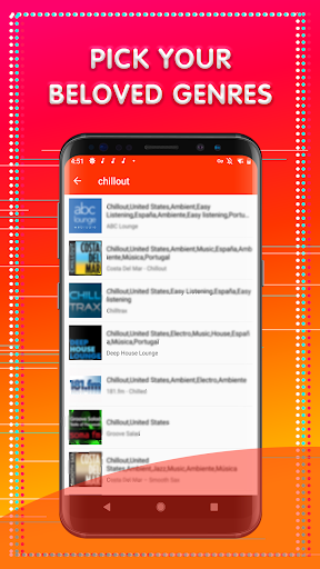 Android application Chic Music screenshort