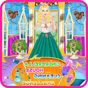 Cinderella House Cleaning - princess house cleanup