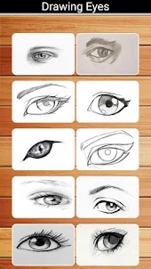 como desenhar olhos passo a pa