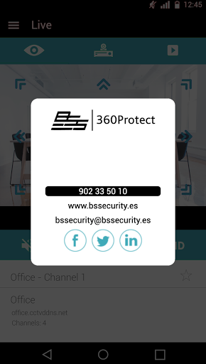 Android application BSS 360View EasyView screenshort