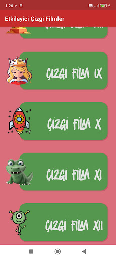Etkileyici Çizgi Filmler Screen 3