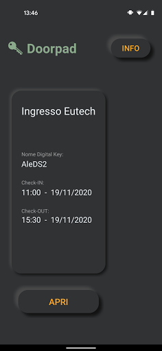 Android application Doorpad screenshort