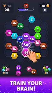 Hexa Number : 2048 Puzzle Game