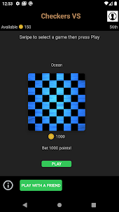 Checkers VS: Online board game