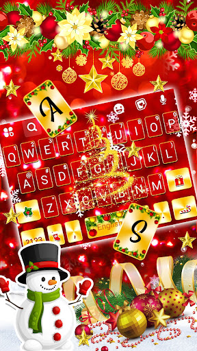 Gold Red Christmas Theme Screenshot 2 - AppWisp.com
