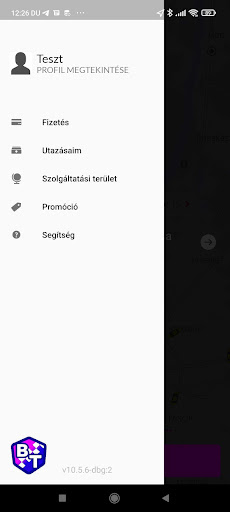 Android application BesTaxi Budapest screenshort