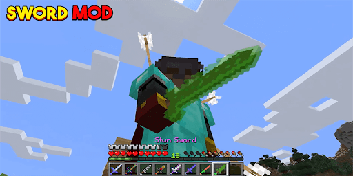 Android application Sword MOD for Minecraft PE screenshort